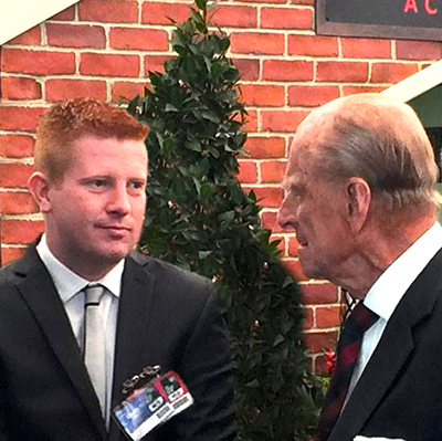 Kris with Prince Philip